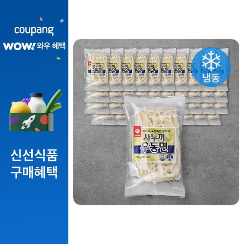 천일식품 사누끼 우동면 (냉동), 230g, 40개