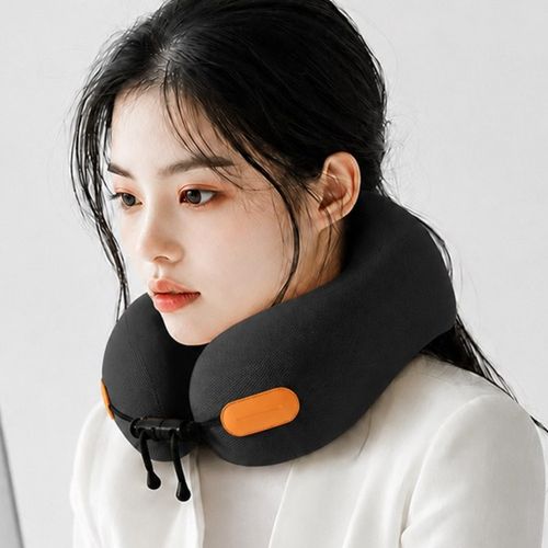 Lunoire 메모리폼 휴대용 목베개 편안한 목 지지 여행 비행기 차량용 목쿠션