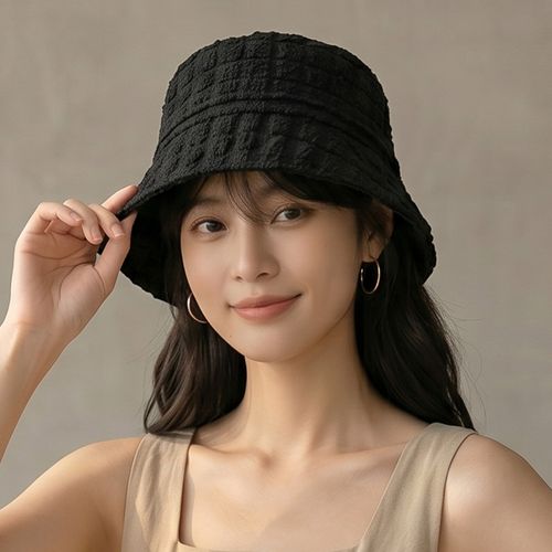 인피어스 여성용 데일리 심플 벙거지 버킷햇 I264-0109