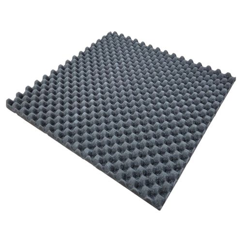 닥터하우스 현관문 셀프 시공 겔타입 벽지 손상 방지 계란형 난연 방음패드 25 x 25 cm 25T, 차콜, 1개