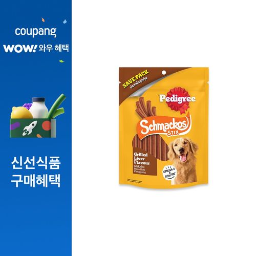 페디그리 강아지 스메코스 스틱스, 구운 간 맛, 300g, 1개