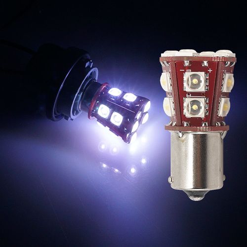 12V-24V 싱글 더블전구 5050 1칩 14발 7000K 화이트LED