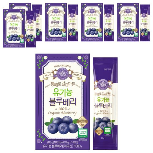 홀베리 통째로 갈아만든 유기농 블루베리, 20g, 84개