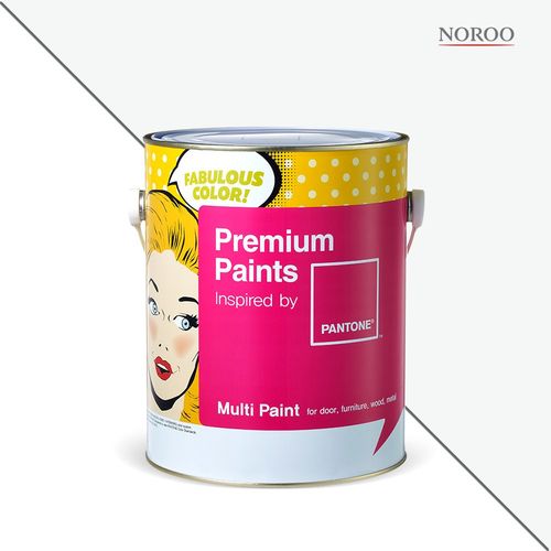 노루페인트 팬톤 멀티 페인트, 저광 11-0601 Bright White, 4L, 1개