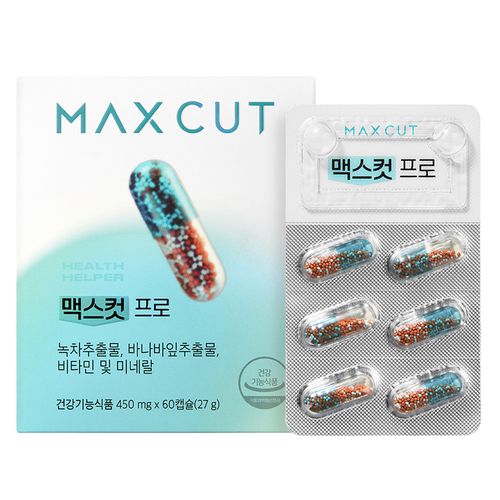 헬스헬퍼 맥스컷 프로 영양제 27g, 60정, 1개