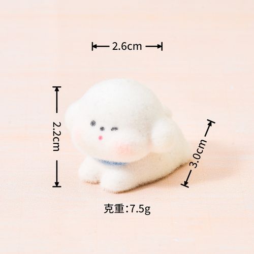 귀여운 미니어처 강아지 인형 DIY 장식 사무실 테이블 장식 자동차 장식, 엎드림