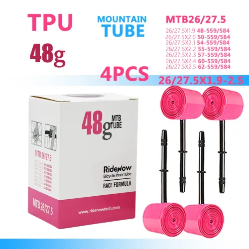 RideNow TPU MTB 29 자전거 내부 튜브 2.1 인치 56g 욕조 45mm 산악 타이어