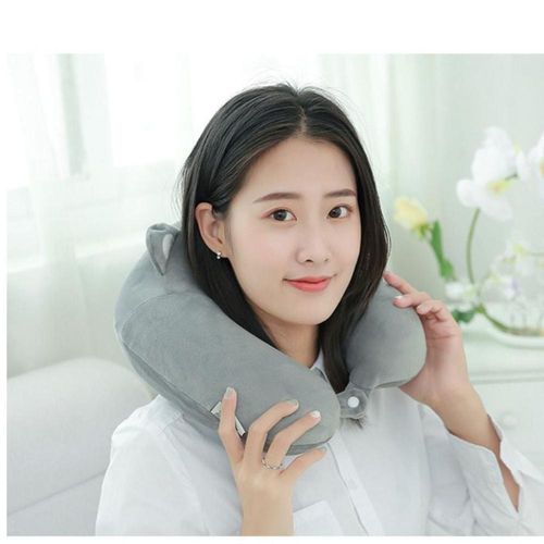 캐릭터 메모리폼 여행용 U자형베개 불곰 기타장식용품 비행기목베개 tyt-FD22D