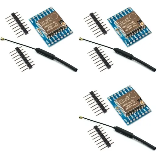 ABJF-3X 433MHZ SX1278 로라 모듈 433M 10KM Ra-02 무선 확산 스펙트럼 전송 보드 2.4G IPX 안테나 스마트