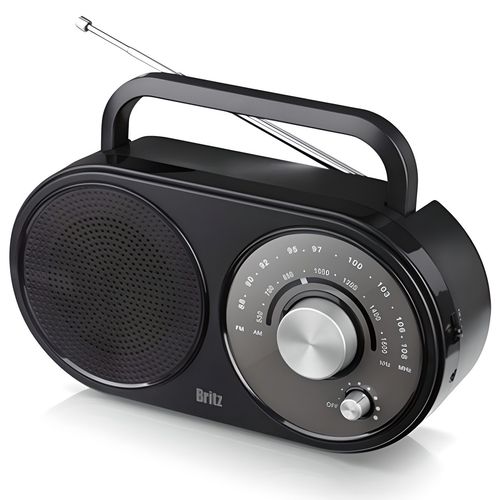 브리츠 휴대용 FM AM 아날로그 라디오, BZ-R370, 혼합 색상