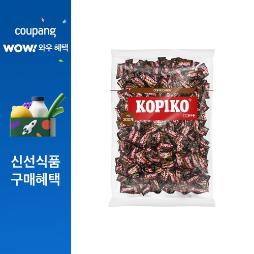 코피코 커피사탕 대용량 커피캔디 300개(개별포장), 300개