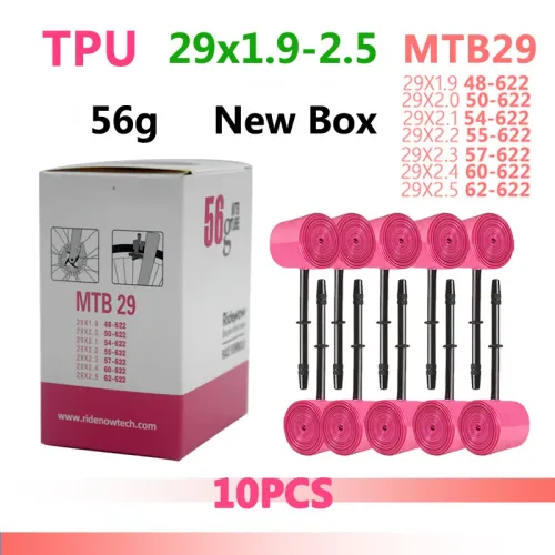 RideNow TPU MTB 29 자전거 내부 튜브 2.1 인치 56g 욕조 45mm 산악 타이어