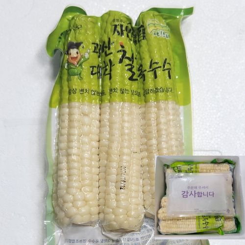 괴산 산지직송 삶은 냉동 대학찰옥수수 삶은 냉동옥수수, 1박스