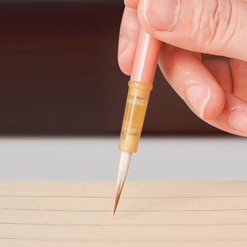 문항명필 캘리그라피 서예 동양화 파스텔 얇은 세필 라인 붓, 1개