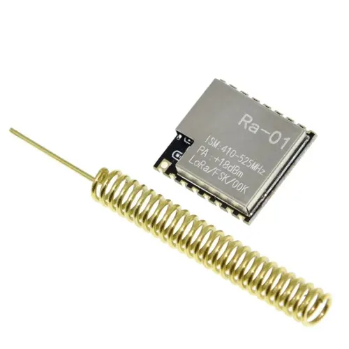 로라 SX1278 433Mhz 스프레드 스펙트럼 전송 모듈 5개 Ra-01 RF 무선 송수신 모듈 아두이노용 IoT용