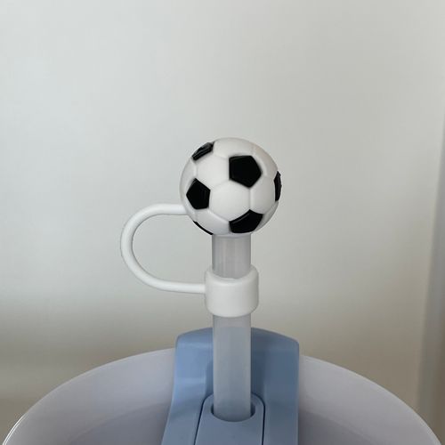 스탠리 호환 텀블러 빨대마개 10mm, 40.축구공, 1개