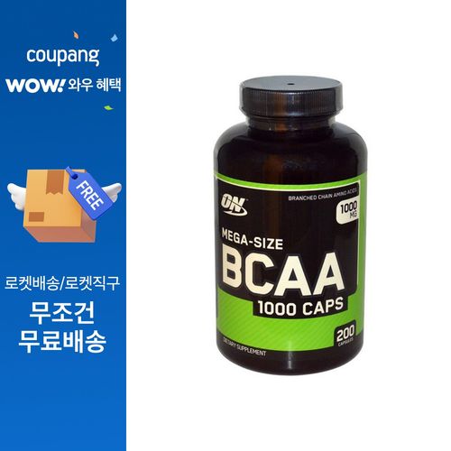 Optimum Nutrition 메가-사이즈 BCAA 1000캡스 캡슐, 1개