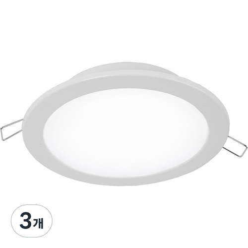 Bayon LED 매입등 15W, 전구색, 3개