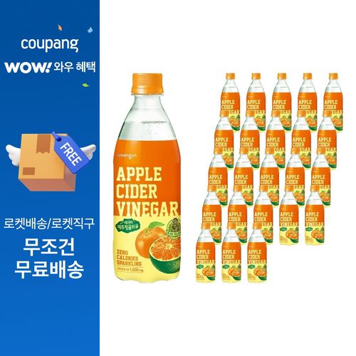 웅진 애사비 제주청귤하귤, 24개, 500ml
