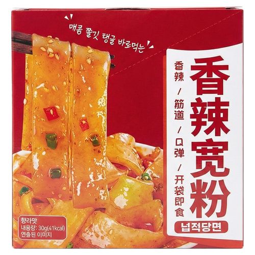 대콴펀 즉석 바로먹는 향라맛 넙적당면 20p, 600g, 1개