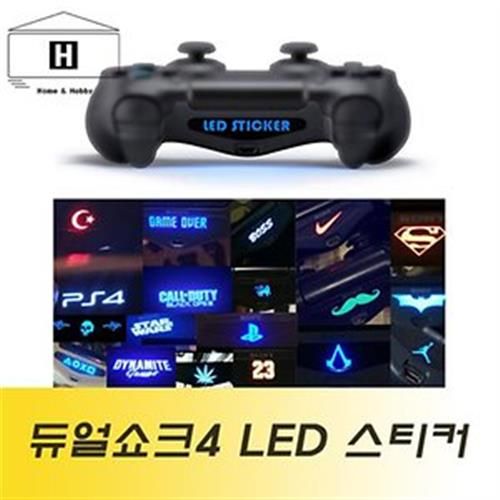 ps4/플레이스테이션4 듀얼쇼크4 LED스티커, 1개