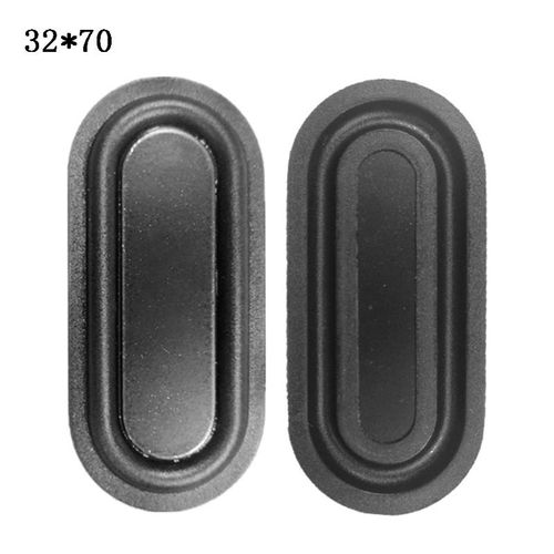 2PCS 타원형 베이스 다이어프램 고무 스피커 플레이트 패시브 라디에이터 보조 베이스 진동 플레이트 2040-6090