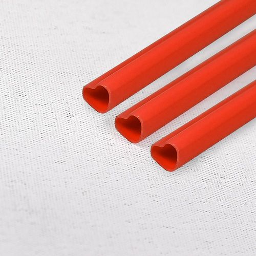 보니팩 6x210mm 벌크 하트빨대 레드 1봉 (400개), 1개, 400개