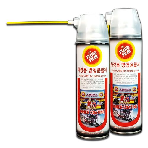 플루이드필름 NAS-500 차량용 방청윤활제 이너코팅제 500ml 투명 FLUID FILM 라놀린 양털유 왁스형 에어로졸 타입, NAS-500, 1개, 500ml