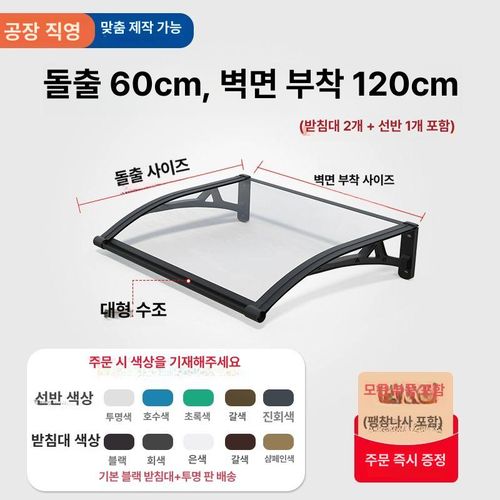 렉산캐노피 차양막 현관 지붕 발코니 캐노피 판넬 투명