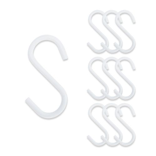 인라이프 심플 다용도 S 걸이 10개묶음 세트 화이트, 1세트